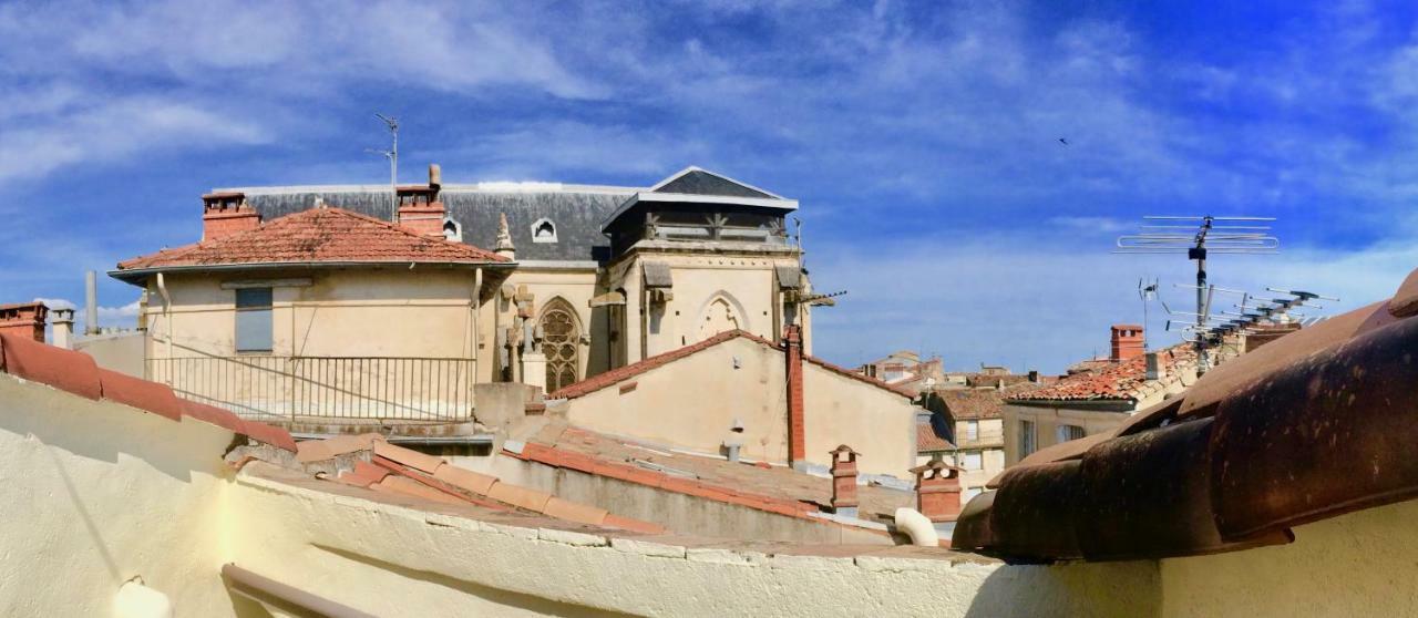 Joli Studio Avec Terrasse-Jardin Sur Les Toits, Coeur Historique Montpellier Exterior photo